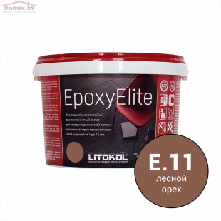 Фуга для плитки Litokol EpoxyElite E.11 лесной орех (1 кг)